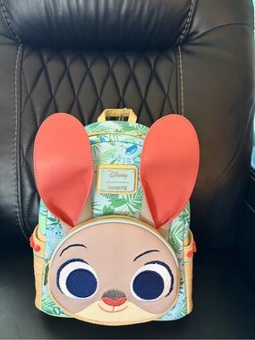 Loungefly Disney Zootopia 2 Tropical Judy Hopps Mini Backpack